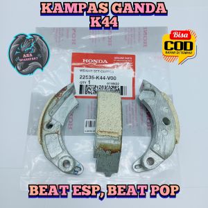 SPAREPART ONDERDIL MOTOR HONDA Kampas ganda cvt K44 untuk Beat esp  beat fi new  beat street  scoopy esp kualitas ori