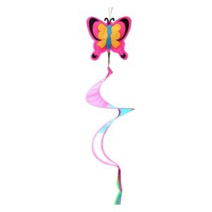 KIDS HOME Hanging Animal Windmill Colorful Antirust Spiral Windchimes Landscape Decorations No Toxic Diamond Rotate Windmill Kindergarten