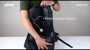 Tas Pria Terbaru Backpack High Quality Tas Ransel Punggung Gendong Cowok Bahan Polyester Warna Hitam Distro Keren