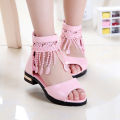 children High quality fashion korean flat sandals kids 3 4 5 6 7 8 9 10 11 to 12 year old Pink Black White Beach Sandals flip ps slippers for teens girl on sale. 