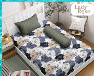 Lady rose - Sprei Single 120x200 Tinggi 20cm Motif terbaru