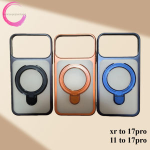 Magnetic Camera Phone Case For XR to 17Pro Diy Case XR like 17 pro Xr to 17Pro 11 to 17Pro Protected Case Back Cover