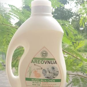 Nước rửa chén tinh dầu Areo 2L an toàn bảo vệ da tay thân thiện môi trường