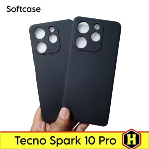TECNO SPARK 10 PRO TECNO SPARK 10 NFC Case softcase black 3D silikon karet hitam macaron liquid softcase casing cover
