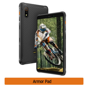 Ulefone Armor Pad Rugged Tablet Android 12 4GB RAM 64GB ROM IP68/IP69K 8.0 HD+ Display 4G Tablet Phone 13MP Camera
