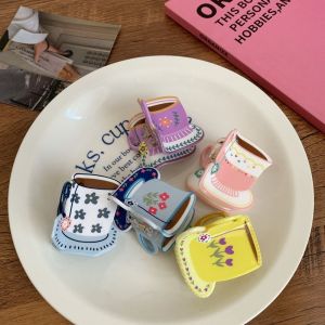 CHARMST Cute Acetate Hair Claw Flower Acetic Acid Small Hair Claw Creative Shark Clip Coffee Cup Hair Clip Girl