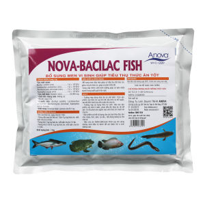 MEN TIÊU HÓA GIÚP TIÊU HÓA TỐT THỨC ĂN MAU LỚN NGỪA BỆNH CHO CÁ. Bacilac Fish Gói 1kg