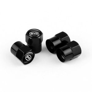 High quality with car logo 4pcs/set wheel tire valve cap / tyre valve cap / Tire Air Valve Caps car accessories For BYD Atto 3 Yuan Plus