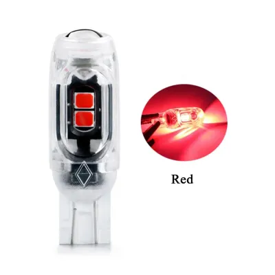 T10 LED Car Side Marker Light Bulb Multicolor Super Bright Wedge‑type Lamp 12V Waterproof for Car Interior Dome Map Trunk Parking Light Auto Accessories