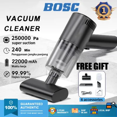 BOSC 250000Pa Vacuum Cleaner Portable Alat Penyedot Debu Serbaguna Mobil Vakum Pembersih
