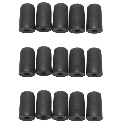 15 Pcs Cello Endpin Tip Protector Rubber Cello Tail Pin Case Tip Cap Protector Non-Slip Mat for Cello Stringed Violin
