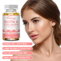 Xemenry Biotin & Collagen 4000 mcg Capsules for Hair, Skin, Nails - Natural Anti-Aging Supplement, Non-GMO, Gluten-Free, 120 Capsules. 
