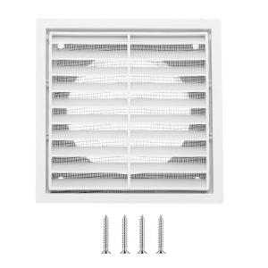 Nhựa Vent Bìa Với lưới lọc Louvered Lưới Tản Nhiệt Tường Vent Phẳng Ống Thông Gió Không Khí Vent Cho Nhà Tường Trần