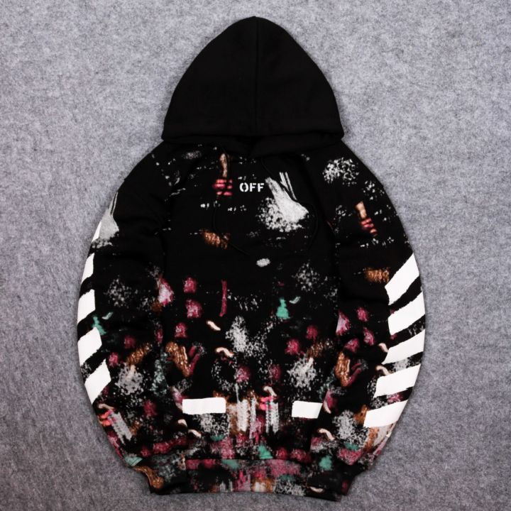 Off white cheap hoodie galaxy original