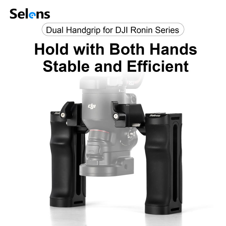 Selens Dual Handle Grip For DJI RS2/RSC2/RS3 Camera Gimbal Accessories ...