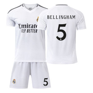 AE2425 Real Madrid home jersey 7 No. C Ro football uniform set for children and adults 9 Mbappe jersey