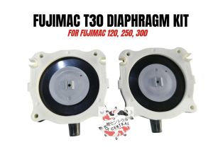 FUJIMAC T30 Diaphragm Kit (Sold by Pair) for Fujimac 120 250 and 300 Airpump | OEM Rebuild Kit Replacement Diaphragms &  Diaphragm Housing Set for Pond Aeration Pumps