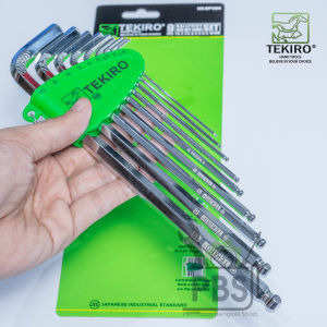 Kunci L Set TEKIRO Ballpoint untuk bengkel mobil dan motor