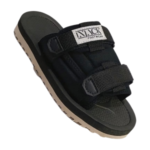Injack Footwear - Sandal Gunung Outdoor Slip On Daily Anak - Slice Black White - Outsole Karet Anti Licin