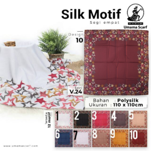 Segi Empat SILKMOTIF 10 by UMAMA SCARF