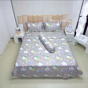 🌇SIÊU ĐẸP🌇 Bộ Ga Gối Lụa Tencel Viscose Thoáng Mát Mềm Mịn Chăn Chần Bông Cao Cấp _ Nemtot Bedding
