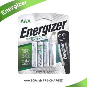 Energizer 4Pcs/Pack 1.2V 2000mah AA And 800mah AAA NI-MH Rechargeable Batteries