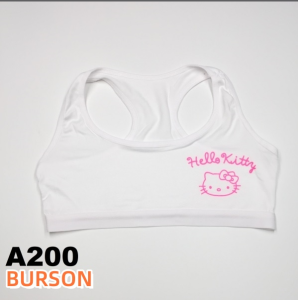BURSON Baby Bra Girls Sando Bra Cotton UnderwearUnicorn 8-12yrs Random Color