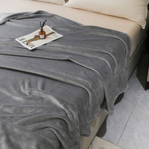 [ship in 24h]Fleece Blanket King Size for Bed - (200x230 cm) Luxury Bed Blanket Anti-Static Fuzzy Soft Selimut