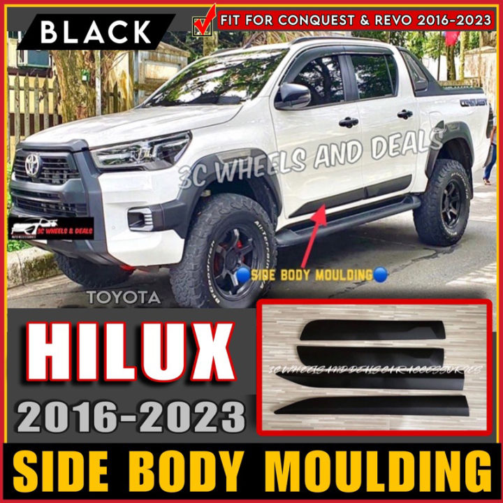 TOYOTA HILUX REVO/CONQUEST 20162023 SIDE BODY MOULDING (hilux
