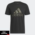 Adidas Men Sport Running CAMO SHORT SLEEVE TEE HS3215. 