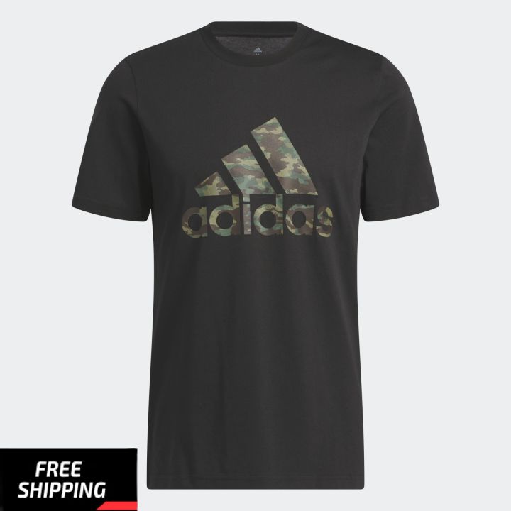 Adidas Men Sport Running CAMO SHORT SLEEVE TEE HS3215
