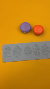 9-cavity Leaf-Design Lace-Mat Fondant Cake Mold Sugar Craft Silicone-Pad Cake Decorating Tools Bakeware Silicone Mold