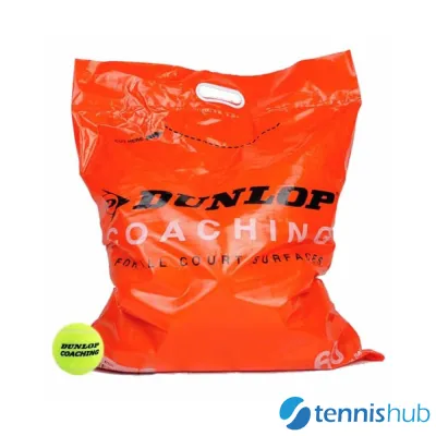 Dunlop Coaching Tennis Balls (Bag of 60)