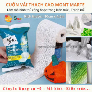 Cuộn Vải Thạch Cao Mont Marte – Cuộn Thạch Cao Làm Mô Hình Tranh Nổi DIY Trang Trí Nghệ Thuật
