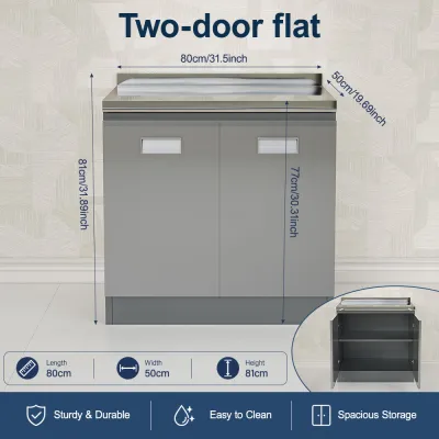 Cabinet Sink Gas Stove Storage Composable Stainless Steel Kitchen Storage Cabinet Sets Kabinet Dapur 橱柜