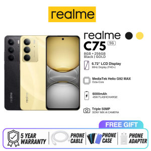 ✨PROMO✨ realme C75 5G smart phone 8+256GB | IP69 Dust & Water Resistance | 6000mAh Massive Battery