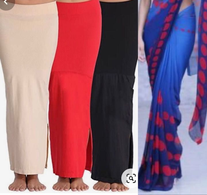 Buy Mehrang Lycra Saree Shapewear Petticoat for Women, Cotton  Blended,Petticoat,Skirts for Women,Shape Wear Dress for Saree (S, Aqua  Light) at Amazon.in