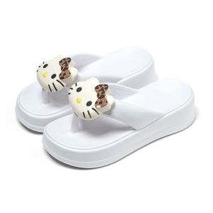 [Free Shipping] Thick-soled flip-flops for women high-heeled sandals womens outdoor slip-on beach shoes home slippers womens shoes