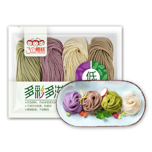 [Tiện lợi] Combo 1200g Mì ngũ cốc và rau củ nhiều màu sắc dưỡng chất gói 400g/Ba loại mì trái cây và rau củ với bốn màu sắc món ăn sáng bổ sung dưỡng chất gồm rau bina và khoai lang tímyến mạch không chiên mì ăn tiện lợi thay thế bữa ăn