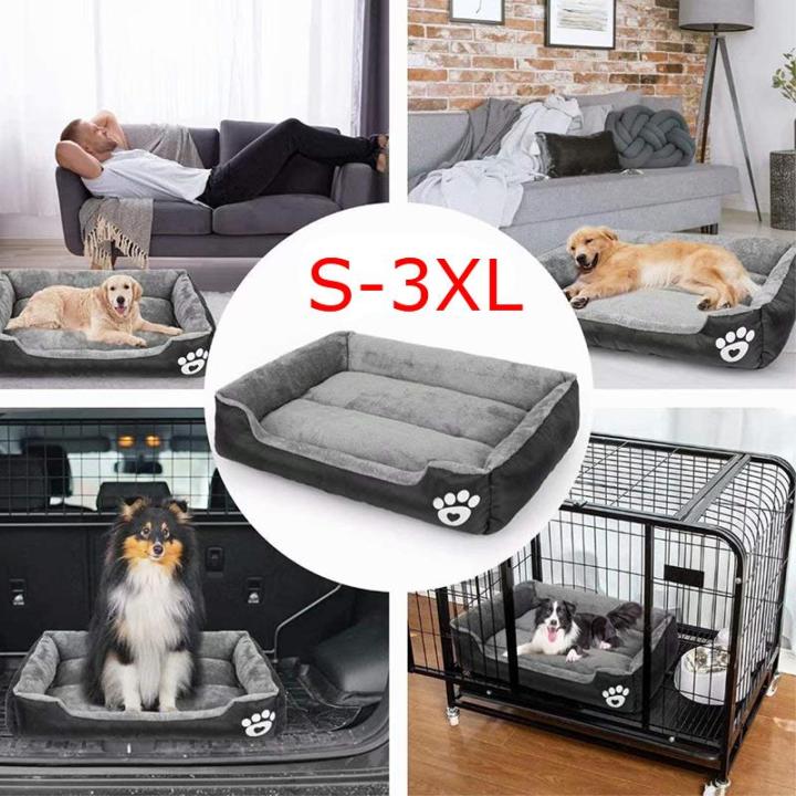 S~3xl Pet Dog Beds Soft Warm Labrador Bed Washbable Cushion