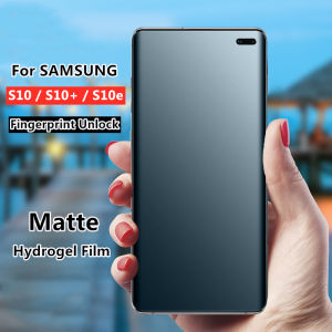 For Samsung S10 S10+ S10 5g S10E Matte Screen Protector Frosted No Fingerprint Full Coverage Soft Hydrogel Film