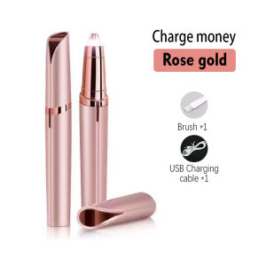 Portable Facial Hair Removal Lipstick Shaver Mini Electric Epilator Shaver for Women USB Rechargeable Painless Hair Trimmer Razor for Cheeks Chin Upper Lip Arms and Leg Hair