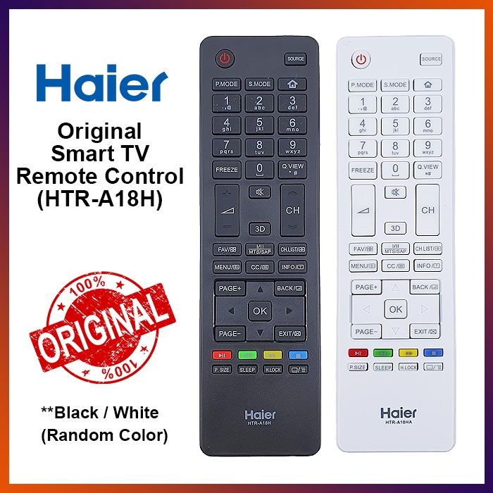 HAIER LCD TV REMOTE CONTROL AND REPLACEMENT (HTRA18H) Lazada PH