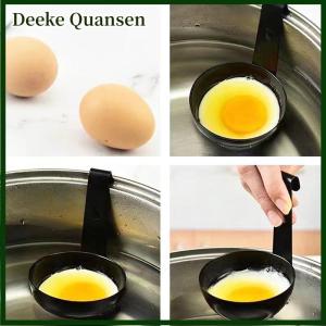 Deeke Trứng nồi hơi nồi cup Shaper cho Frying Pan poacher ly mini luộc gắn tai luộc Maker thép không gỉ poacher ly
