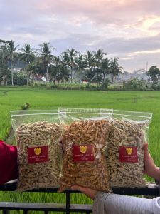 Basreng Daun Jeruk 1Kg Pedas Gurih - Cemilan Bikin Nagih