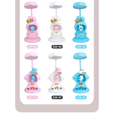 Lampu Tidur Double Led Lampu Meja Belajar Sanrio