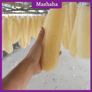 Mazhaha 1Pc Natural Loofah Luffa Kitchen Cleaning Brush Pot Bowl Sponge Scrubber 20-25cm