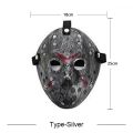 【Local Delivery】 Jason Horror Hockey Role Play Mask Halloween Costume Accessories Props Man Woman Party Horror Mask LZC-Jason-Mask-Green. 