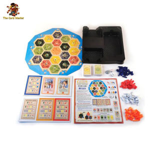เกม CATAN FAMILY EDITION รุ่นโฮม 3-4 คน ธุรกรรม การก่อสร้าง การชำระหนี้ เหมาะสำหรับอายุ 10 ปีขึ้นไป