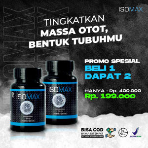 Isomax Suplemen Penambah Massa Otot | Bantu Memenuhi Kebutuhan Protein Harian Kamu